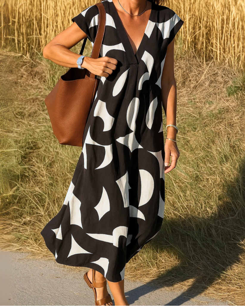 Chloé | Robe Longue Femme Élégante Et Fluide Pour L'Été 0