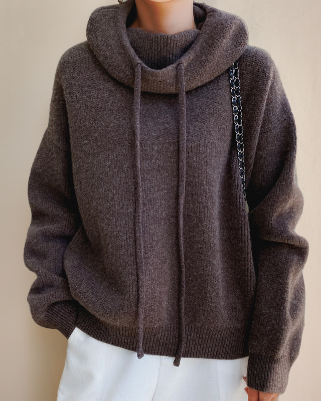 Clara | Pull Femme Chic à Col Haut pour Style Élégant et Confort Optimal 2