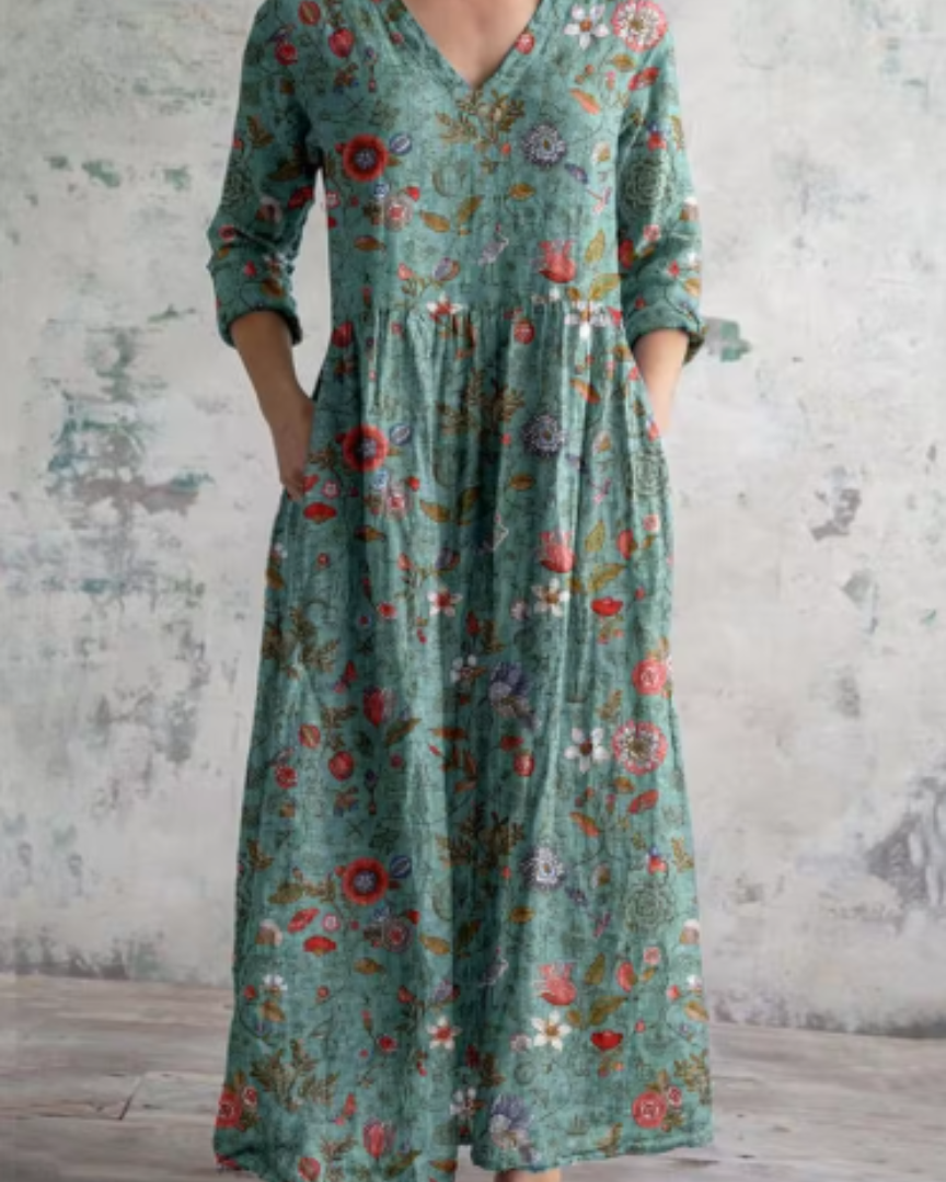 Clara | Robe Longue Femme Colorée et Aérée pour l'Été 3