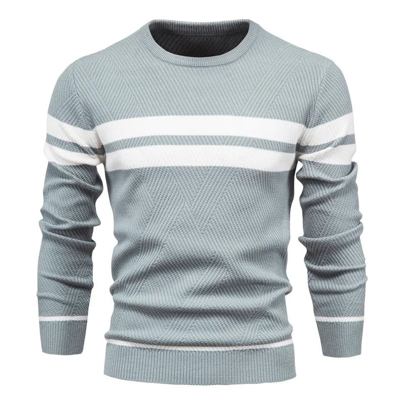Léa | Élégant Pull Patchwork Long Manches pour Femme Moderne 4