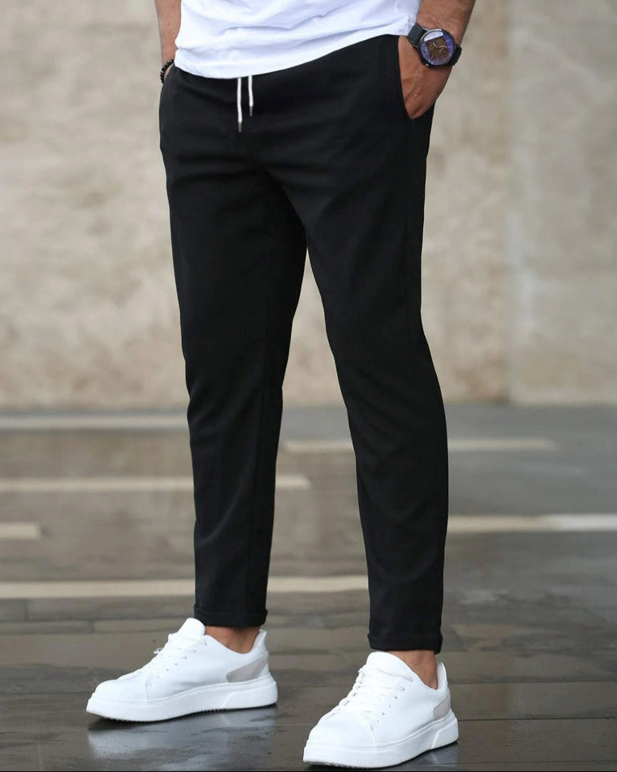 Léo | Pantalon Homme Slim Décontracté Élastique avec Cordon de Serrage 2