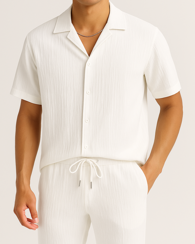 Luca | Ensemble Décontracté en Lin Mélangé pour Homme, Chic et Confortable 1