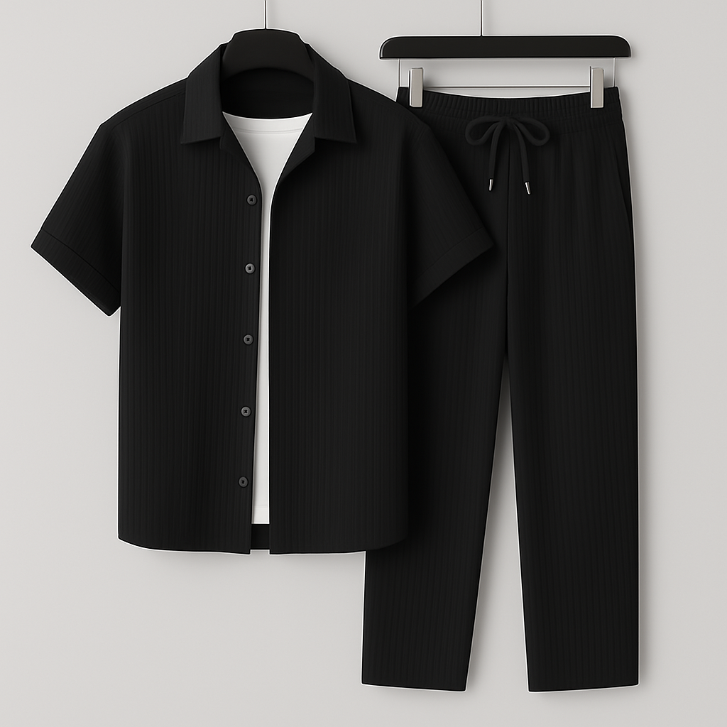 Luca | Ensemble Décontracté en Lin Mélangé pour Homme, Chic et Confortable 2