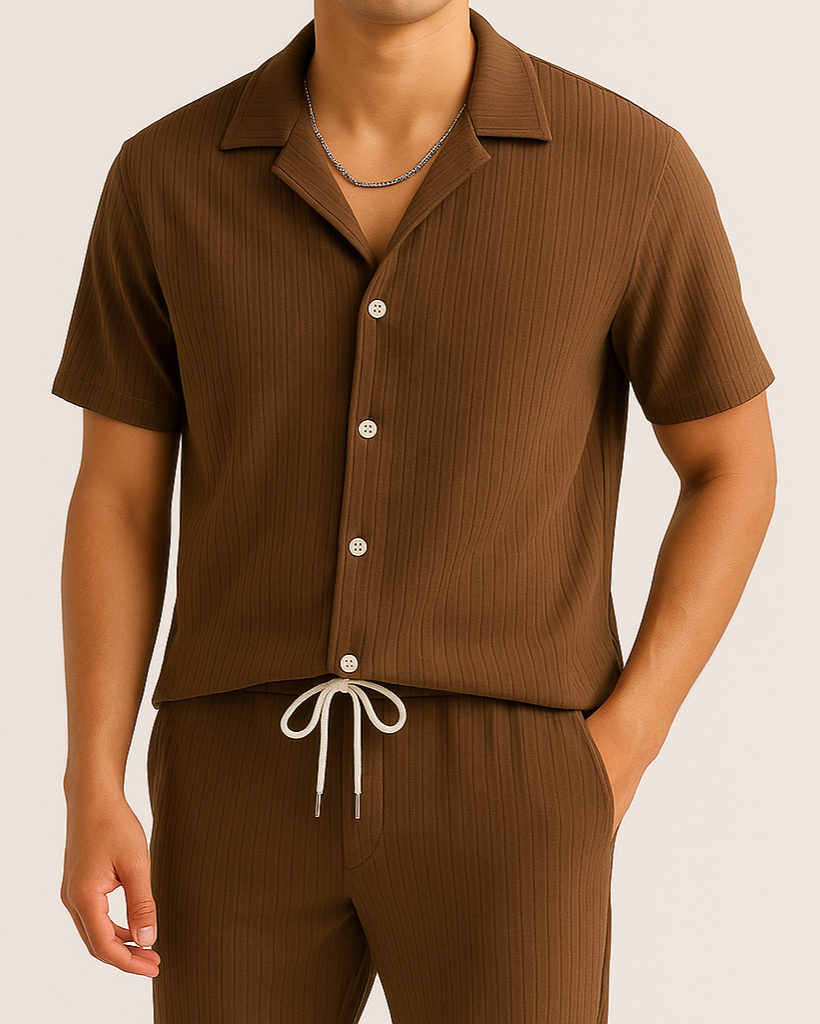 Luca | Ensemble Décontracté en Lin Mélangé pour Homme, Chic et Confortable 5