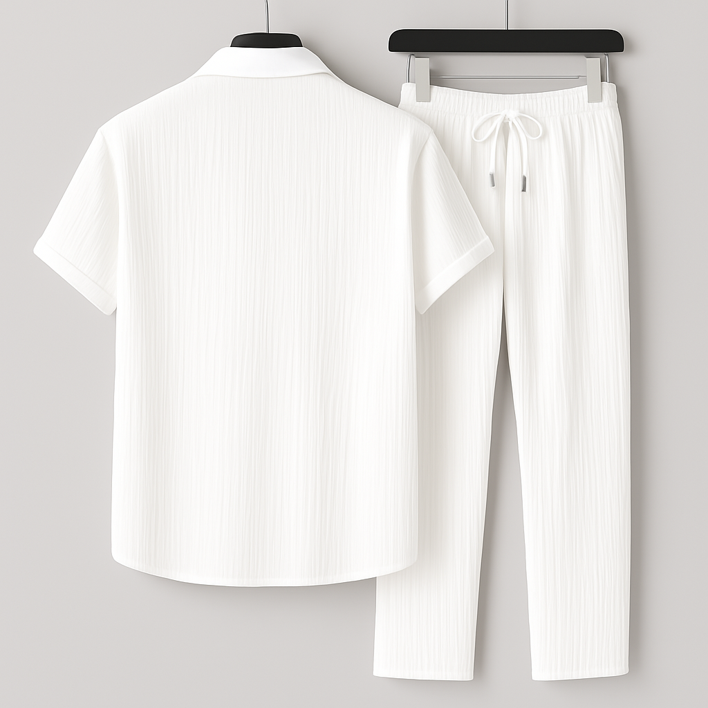Luca | Ensemble Décontracté en Lin Mélangé pour Homme, Chic et Confortable 6
