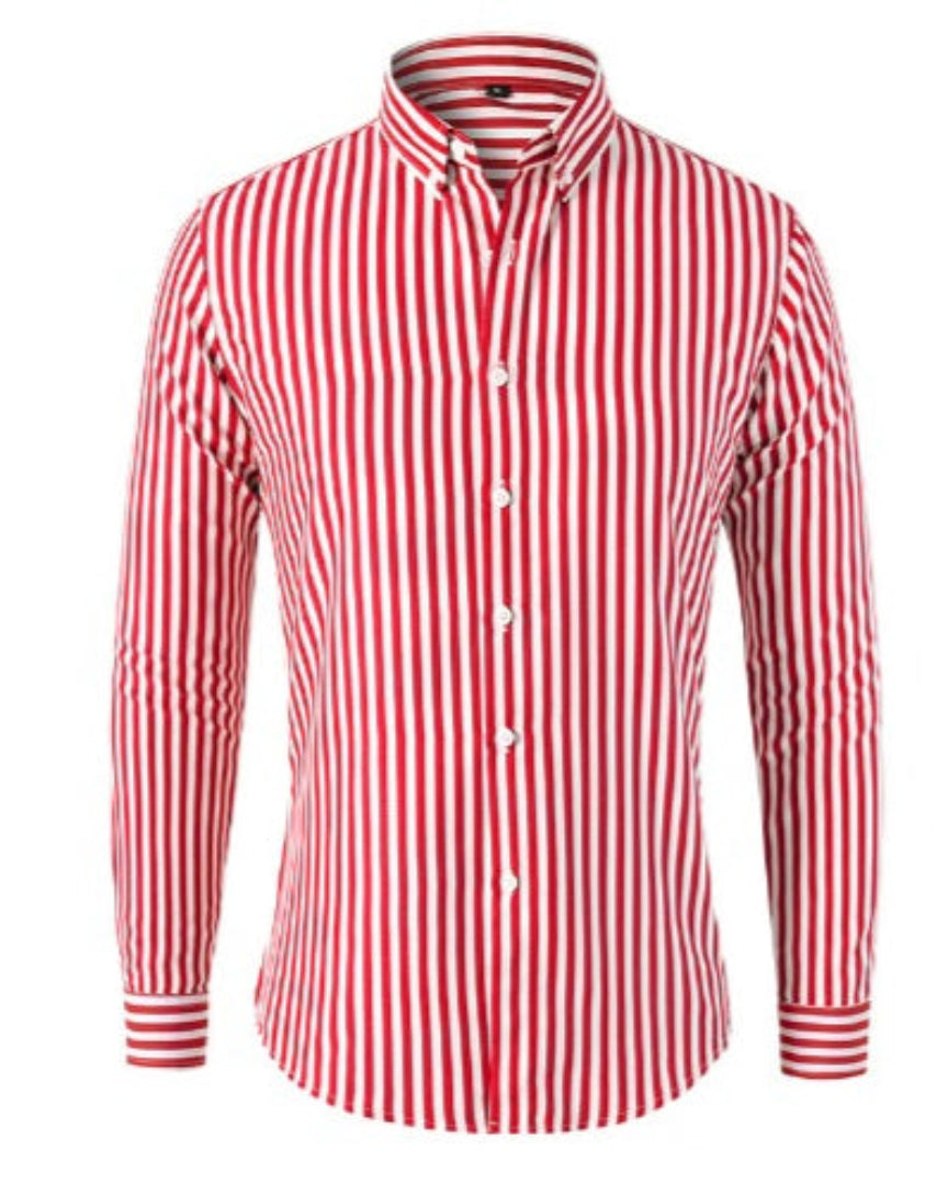 Lucas | Chemise Pour Hommes Élégante à Rayures Pour Un Style Sophistiqué 2