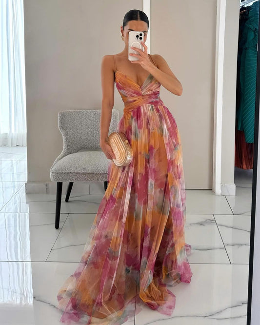 Camille | Robe Longue Femme Fleurie Idéale Pour L'Été 0