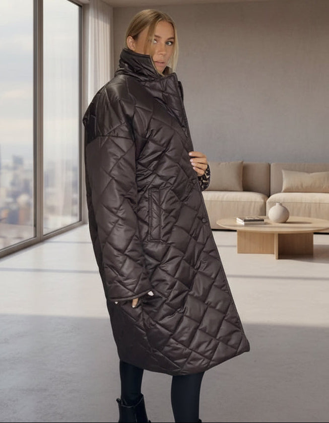 Chloé | Manteau Hiver Femme Élégant en Tissu Léopard Doux et Confortable 6