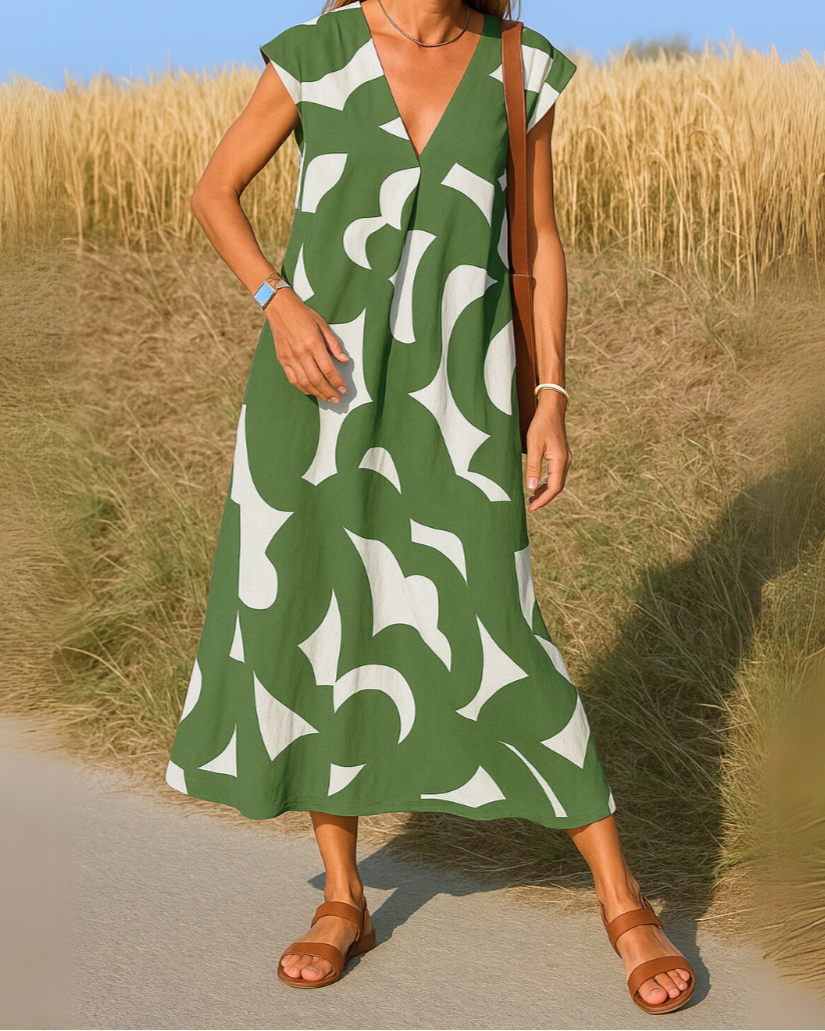 Chloé | Robe Longue Femme Élégante Et Fluide Pour L'Été 2