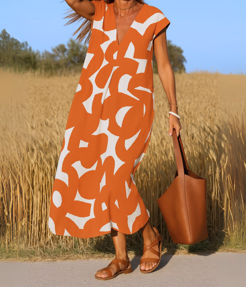 Chloé | Robe Longue Femme Élégante Et Fluide Pour L'Été 5