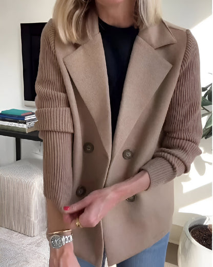 Marie | Blazer Femme Élégant à Manches de Chemise Chic
