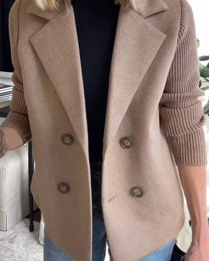 Clara | Blazer Noir Femme Élégant à Manches de Chemise Chic 4