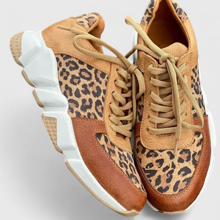 Clara | Chaussures de sport élégantes pour femmes avec imprimé léopard 2
