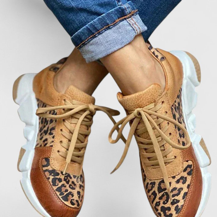 Clara | Chaussures de sport élégantes pour femmes avec imprimé léopard 3