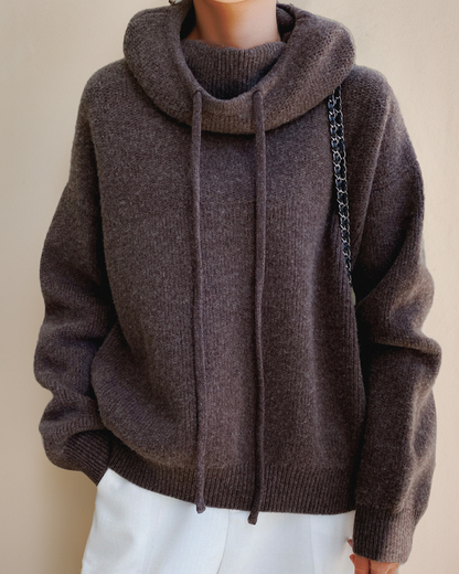 Clara | Pull Femme Chic à Col Haut pour Style Élégant et Confort Optimal 2