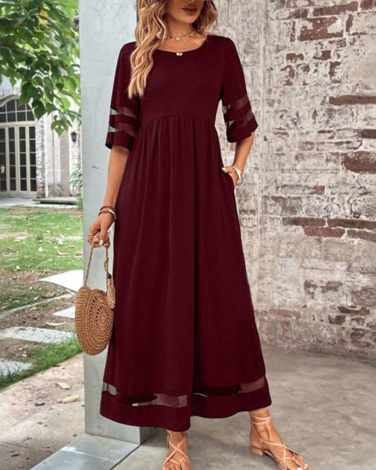 Clara | Robe Longue Femme Chic avec Couverture Stratégique Élégante 4
