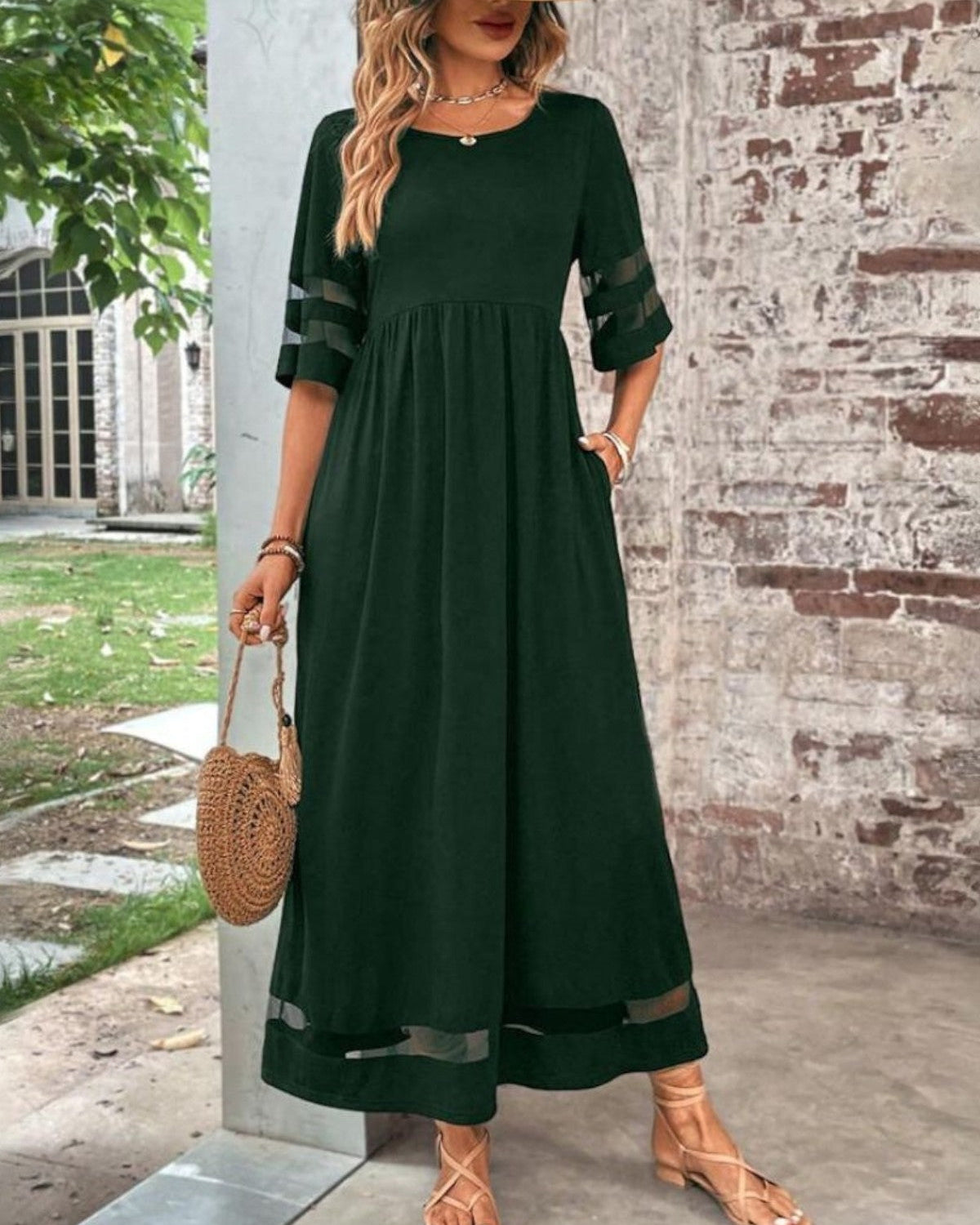 Clara | Robe Longue Femme Chic avec Couverture Stratégique Élégante 5