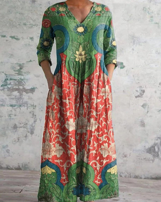 Clara | Robe Longue Femme Colorée et Aérée pour l'Été 0