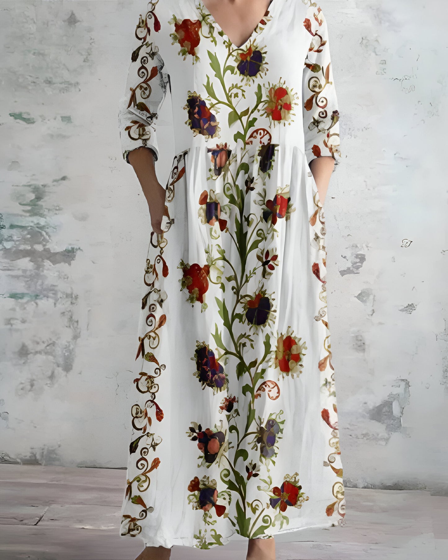 Anaïs | Robe Longue Femme Colorée et Aérée