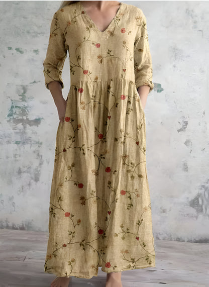 Anaïs | Robe Longue Femme Colorée et Aérée