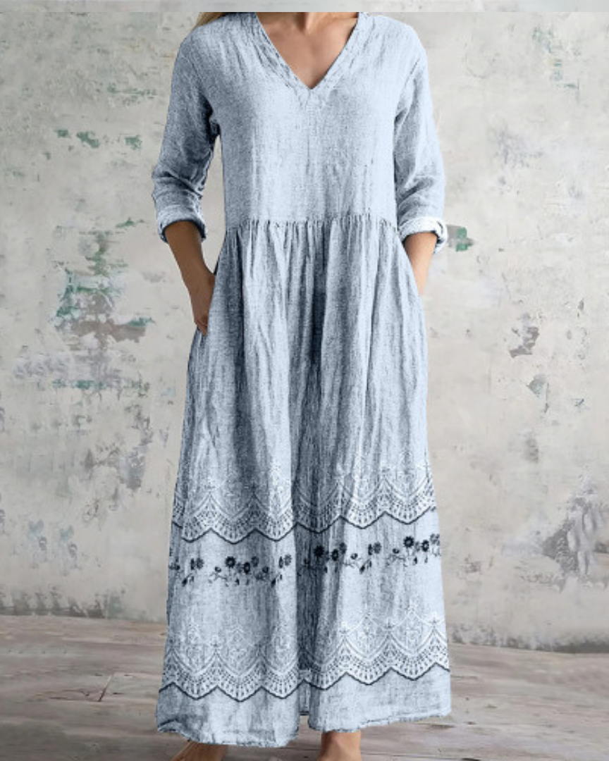 Clara | Robe Longue Femme Colorée et Aérée pour l'Été 7