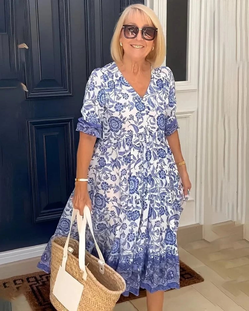 Clara | Robe Midi Fluide Décontractée pour Femme 1
