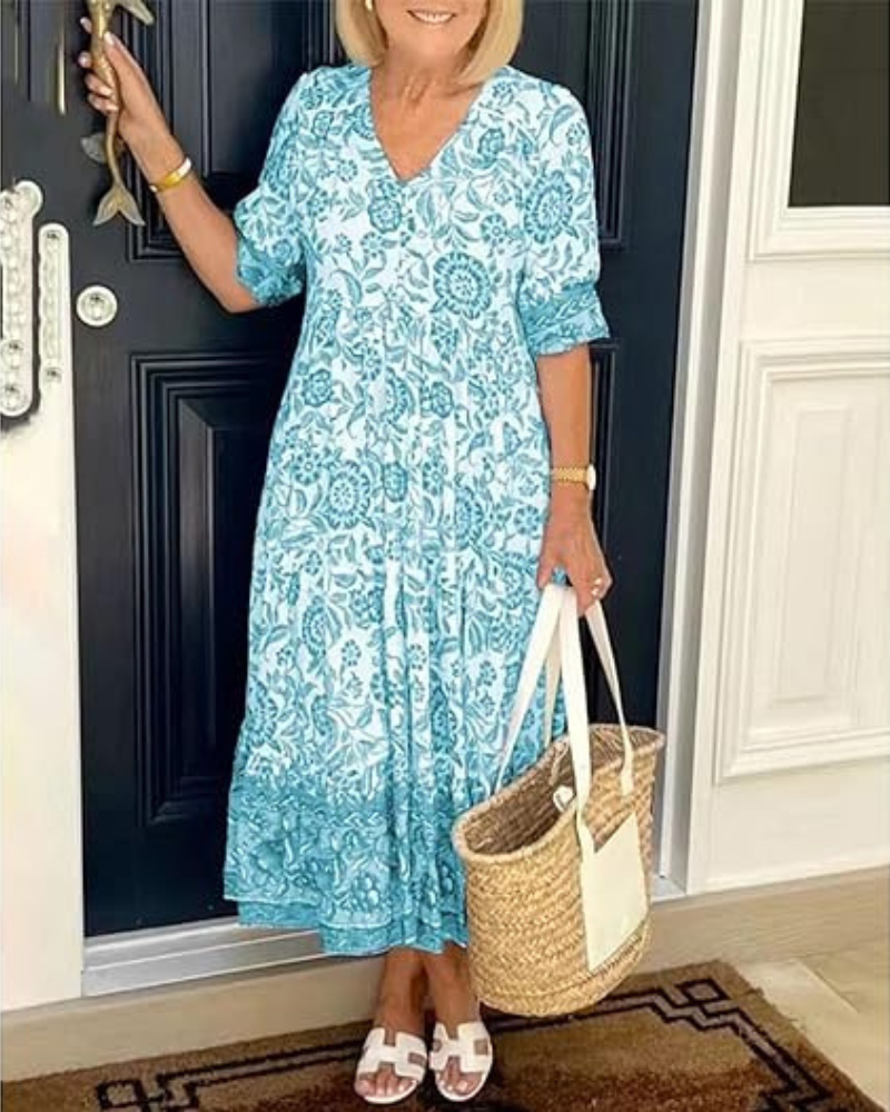 Clara | Robe Midi Fluide Décontractée pour Femme 4