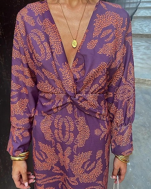 Clara | Robe d'été fluide à manches longues pour femme 7