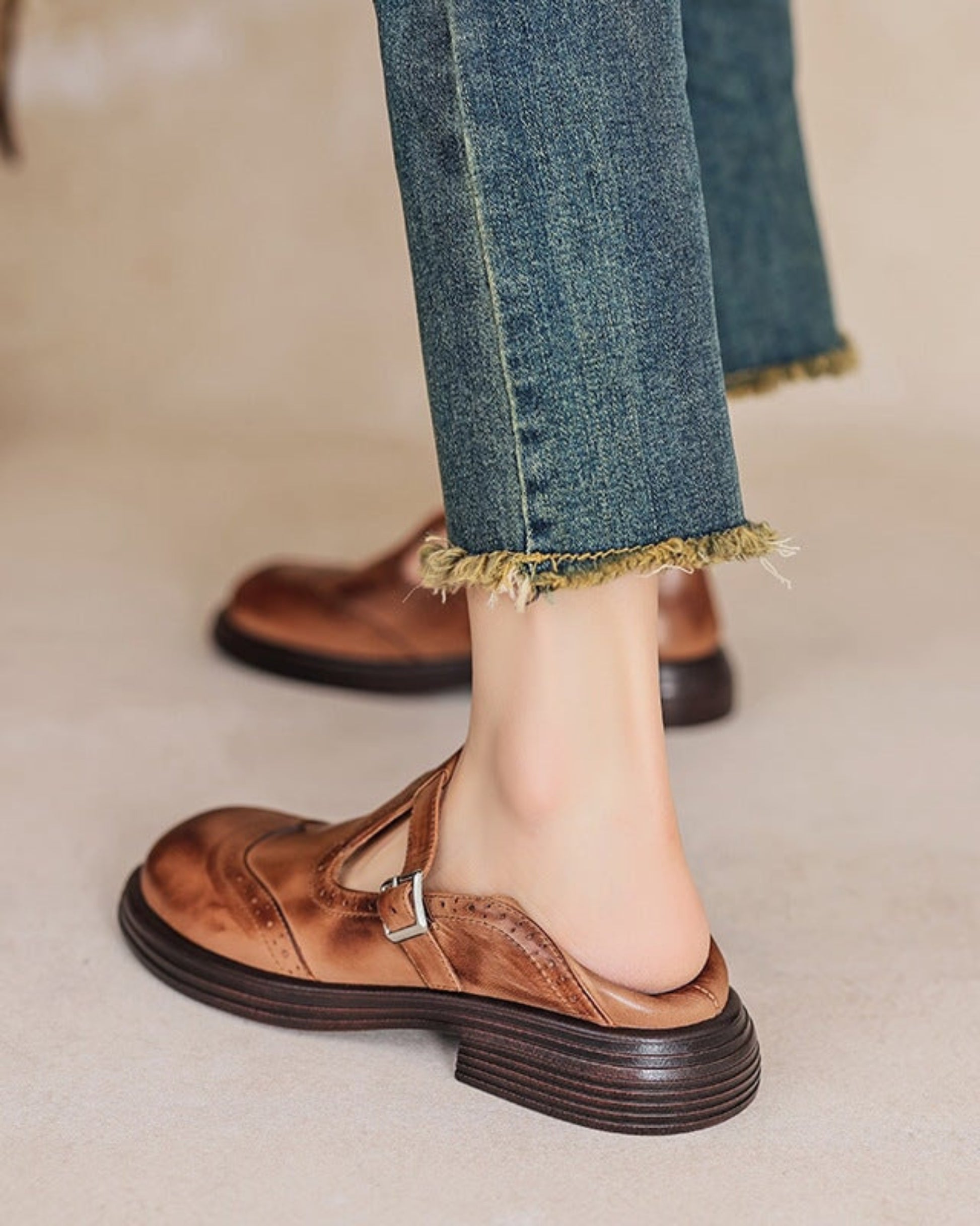 Clara | Sandales Femme Élégantes en Cuir Confortables pour Été 4