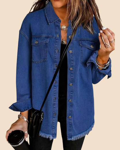 Clara | Veste En Jean Femme Décontractée Pour Un Style Intemporel 3
