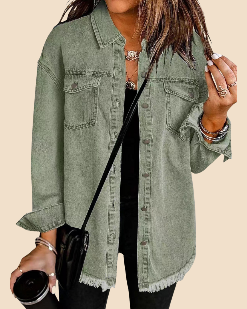 Clara | Veste En Jean Femme Décontractée Pour Un Style Intemporel 4