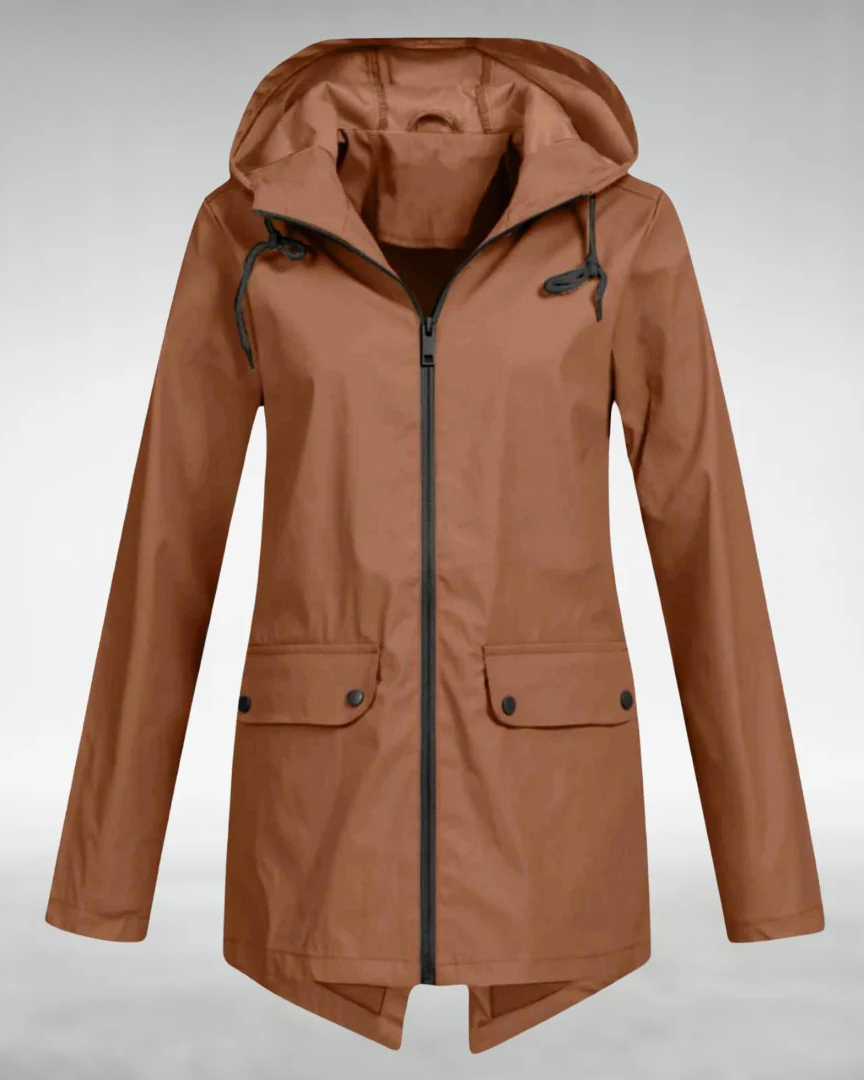 Clara | Veste Imperméable Femme Chic pour Rester au Sec et Élégante 4