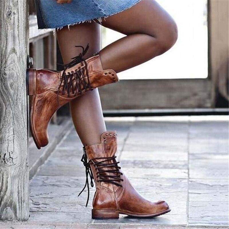 Léa | Bottes Hiver Femme Élégantes et Confortables en Cuir Synthétique 4