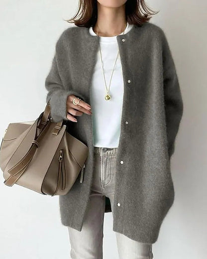 Léa | Cardigan Femme Long en Laine Douce et Élégant pour un Style Chic 0