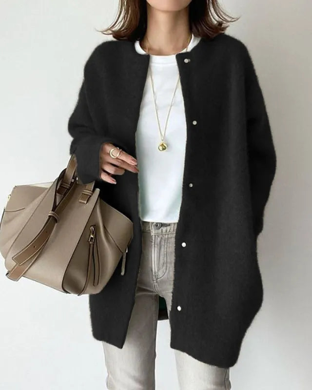 Léa | Cardigan Femme Long en Laine Douce et Élégant pour un Style Chic 4