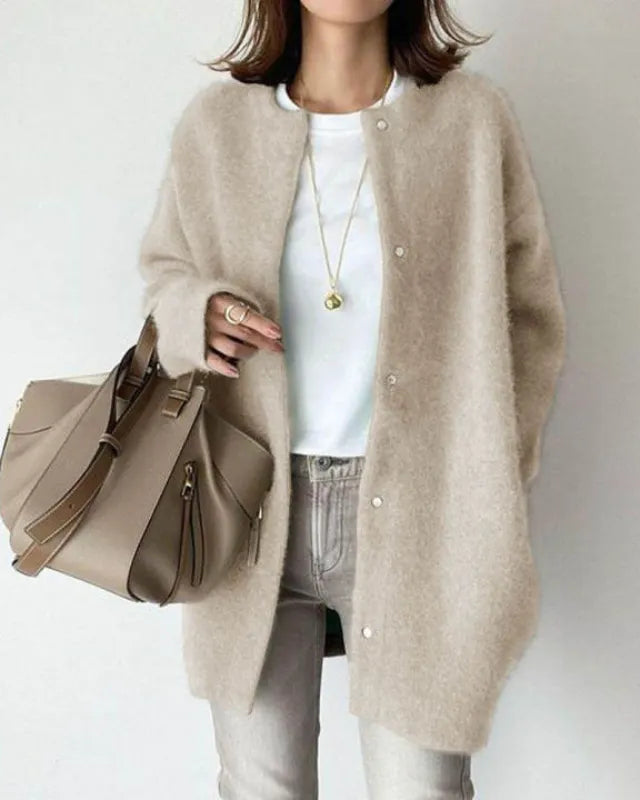 Léa | Cardigan Femme Long en Laine Douce et Élégant pour un Style Chic 5