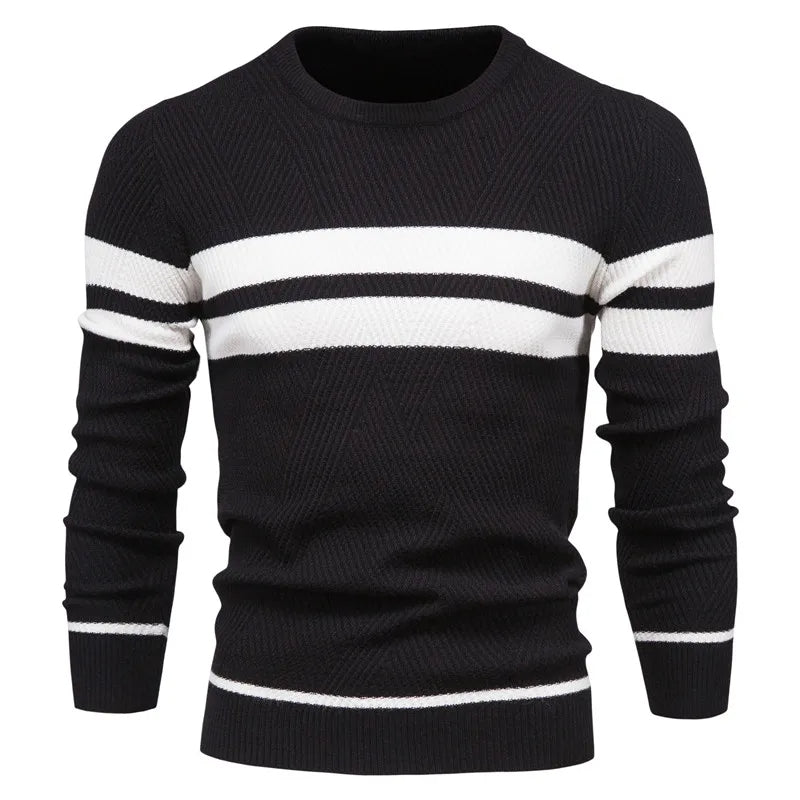 Léa | Élégant Pull Patchwork Long Manches pour Femme Moderne 1