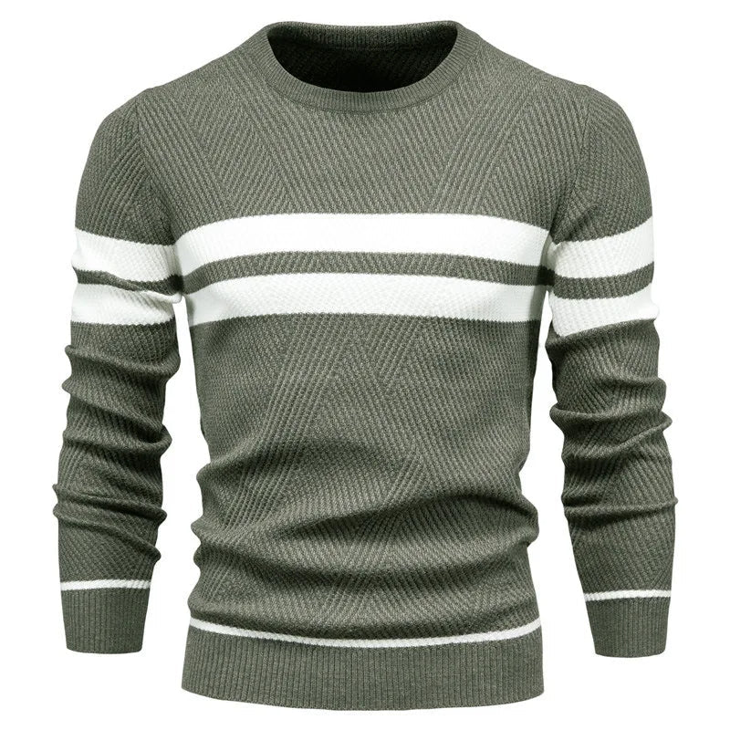 Léa | Élégant Pull Patchwork Long Manches pour Femme Moderne 2