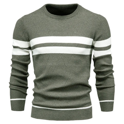 Léa | Élégant Pull Patchwork Long Manches pour Femme Moderne 2