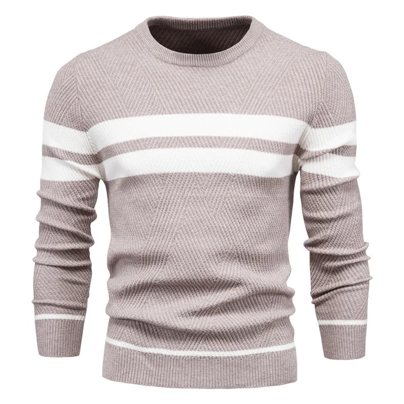Léa | Élégant Pull Patchwork Long Manches pour Femme Moderne 3