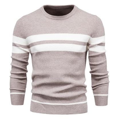 Léa | Élégant Pull Patchwork Long Manches pour Femme Moderne 3