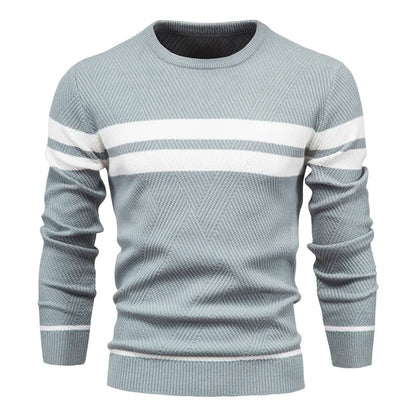 Léa | Élégant Pull Patchwork Long Manches pour Femme Moderne 4
