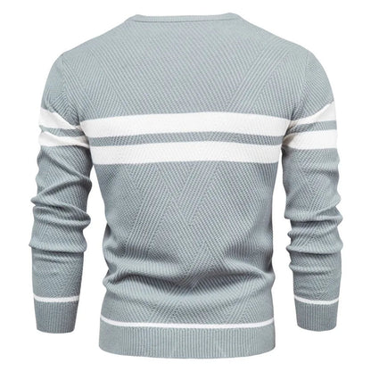 Léa | Élégant Pull Patchwork Long Manches pour Femme Moderne 6