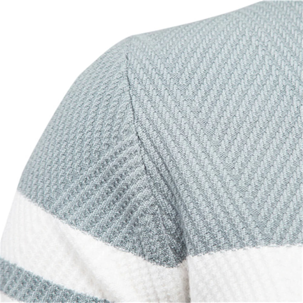 Léa | Élégant Pull Patchwork Long Manches pour Femme Moderne 7