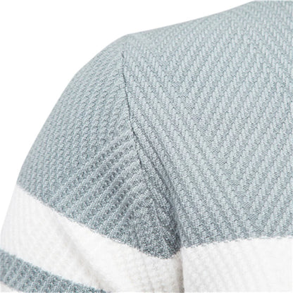 Léa | Élégant Pull Patchwork Long Manches pour Femme Moderne 7