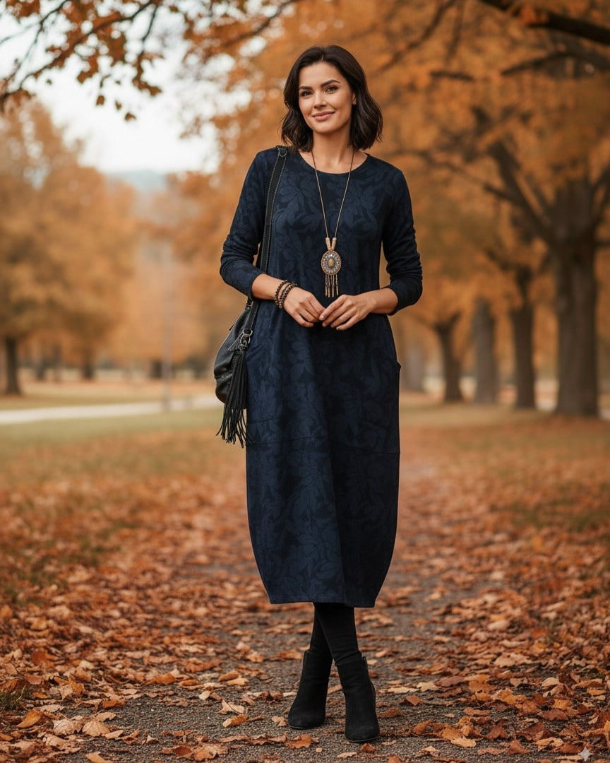 Léa | Robe D'Hiver Chic Pour Femme Élégante et Confortable 4