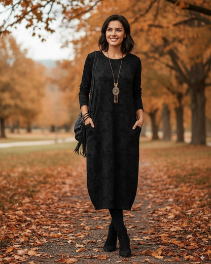 Léa | Robe D'Hiver Chic Pour Femme Élégante et Confortable 6