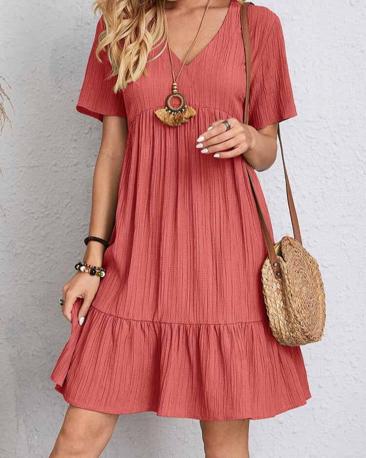 Léa | Robe Trapèze Fluide Élégante pour Femme 2