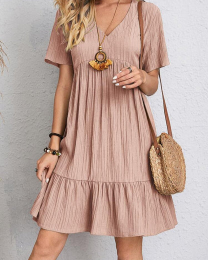 Léa | Robe Trapèze Fluide Élégante pour Femme 3