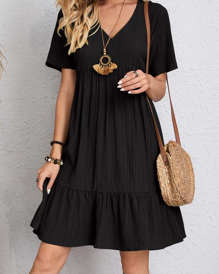Léa | Robe Trapèze Fluide Élégante pour Femme 4